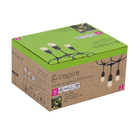 Cordão de Luz Preto Elétrico 8xS14 Filamento 1W 127V (110V) Inspire