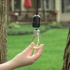 Cordão De Luzes Externo Com Prolongador Varal Iluminação 5 Lâ