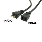 Cordão De Luzes Externo Com Prolongador Varal Iluminação 5 Lâ