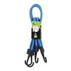 Cordão Elástico com Ganchos 2 Unidades Azul 1200x9mm Standers