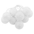 Cordão Fio De Luz Luminária De Bolinhas Led 10 Bolas 1,80m À