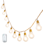 Cordão LED 5m 10x 422lm com Controle Remoto IP44 Minta 24V Natural Inspire