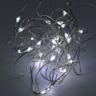 Cordão Luminoso Led Arame Estático Pilha Luz Branca