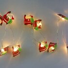 Cordão Luminoso Natalino 1 Metro Led 10 Mini Noel Taschibra