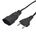 Cordão Prolongador 2x0,75mm 3Metros Preto Lexman