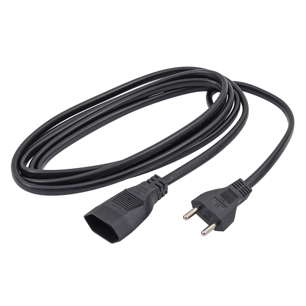 Cordão Prolongador com Cabo Paralelo 2X2,5mm 20A 3Metros Preto Megatron