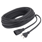 Cordão Prolongador com Cabo PP 2X2,5mm 20A 20Metros Preto Megatron