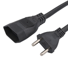 Cordão Prolongador com Cabo PP 2X2,5mm 20A 20Metros Preto Megatron