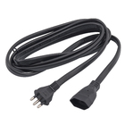 Cordão Prolongador com Cabo PP 3X2,5mm 20A 3Metros Preto Megatron