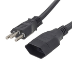 Cordão Prolongador Tripolar 3X2,5mm 20A 3m Preto Force Line