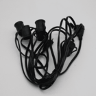 Cordão Varal De Luzes Eco Preto 5e27 5m Ip54