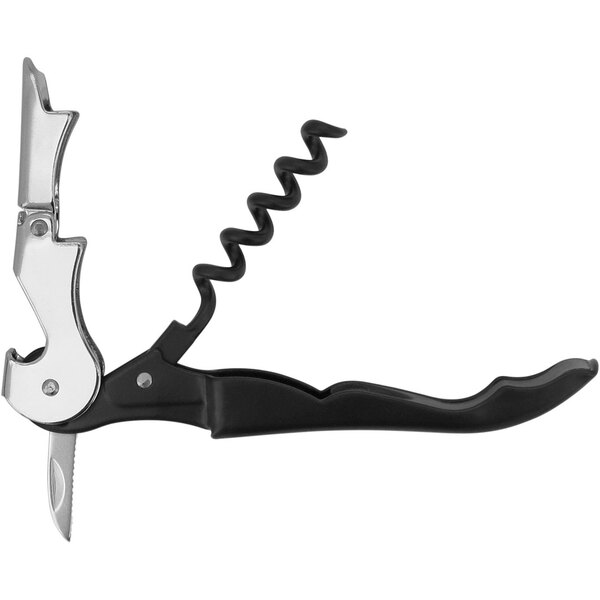 Corks Saca Rolha 1x12x3cm Inox Preto