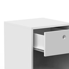 Corrediça Branca Gaveta Bigfer Reforçada 400mm Jogo Completo