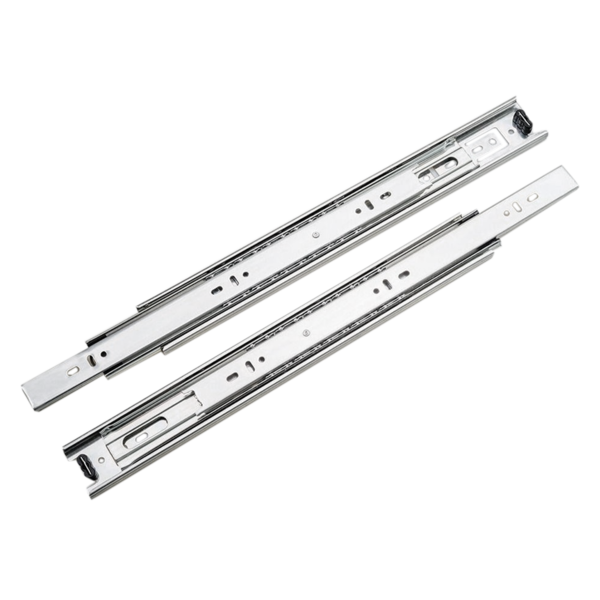 Corrediça Metálica Telescópica 35kg P/ Gavetas - 450 Mm 45cm