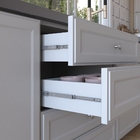 Corrediça Mini Telescópica para Gaveta Aço 50cm até 30kg 1 par