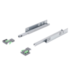 Corrediça Oculta De Extração Parcial Sistema One-Touch Para Abertura De Gavetas Com Apenas Um Toque. Carga Até 25 Kg