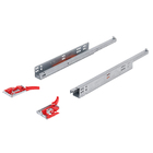 Corrediça Oculta De Extração Parcial Sistema One-Touch Para Abertura De Gavetas Com Apenas Um Toque. Carga Até 25 Kg