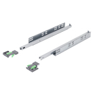 Corrediça Oculta De Extração Parcial Com Sistema Slowmotion Para Fechamento Suave De Gavetas. Carga Até 25 Kg