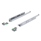 Corrediça Oculta De Extração Parcial Com Sistema Slowmotion Para Fechamento Suave De Gavetas. Carga Até 25 Kg