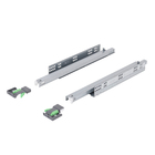 Corrediça Oculta De Extração Total Com Sistema Slowmotion Para Fechamento Suave De Gavetas.  Carga Até 35 Kg.