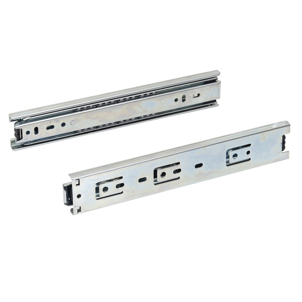 Corrediça Telescópica Aço Extração Total 25cm até 35kg 1 Par Fgvtn