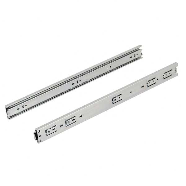 Corrediça Telescópica Aço Extração Total 50cm até 35kg 1 Par Fgvtn