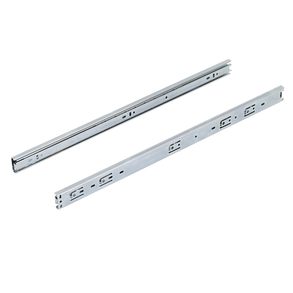 Corrediça Telescópica Aço Extração Total 55cm até 25kg 1 Par Fgvtn