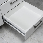 Corrediça Telescópica Aço Inox Extração Total 50cm até 40kg 1 Par Fgvtn