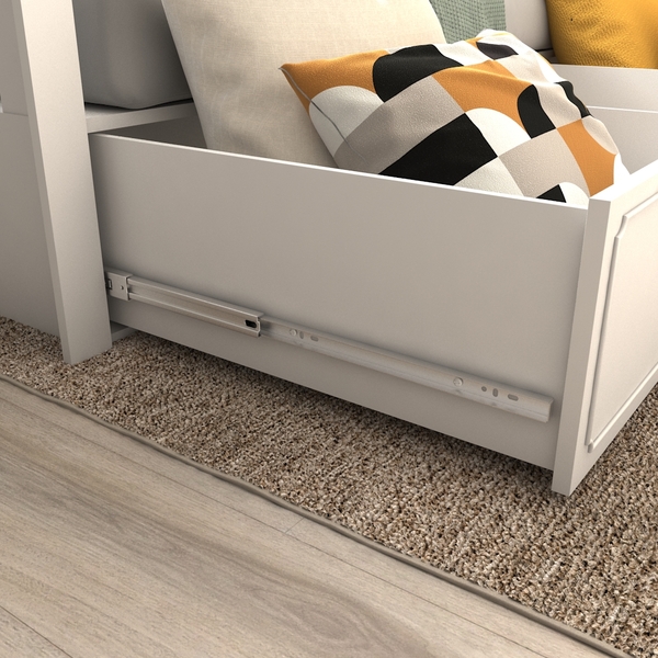 Corrediça Telescópica para Gaveta Aço Zincado 55cm até 25kg 1 par