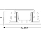 Corrediça Telescópica H35 Light Zincada 300mm Par - Hd Ferrag