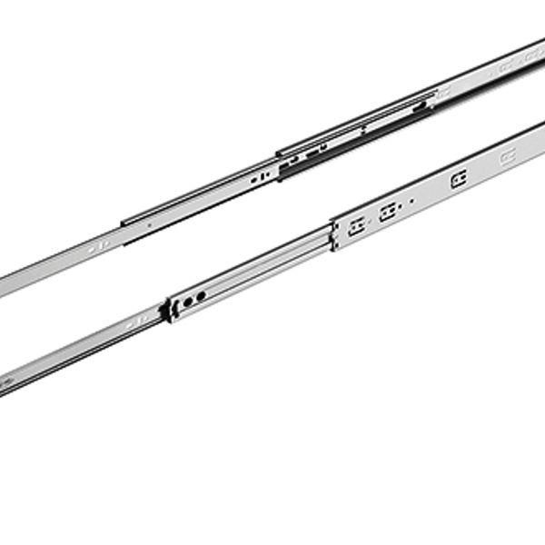 Corrediça Telescópica H45 Larga Zincada 300mm Par - Renna