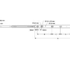 Corrediça Telescópica H45 Larga Zincada 500mm Par - Renna