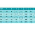 Corrediça Telescópica H45 Push Open Toque Zincada 350mm Par -