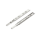 Corrediça Telescópica Larga 450 Mm Zinco Branco Avulsa