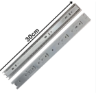 Corrediça Telescópica Para Gaveta - Trilho 30cm 35kg Zincada