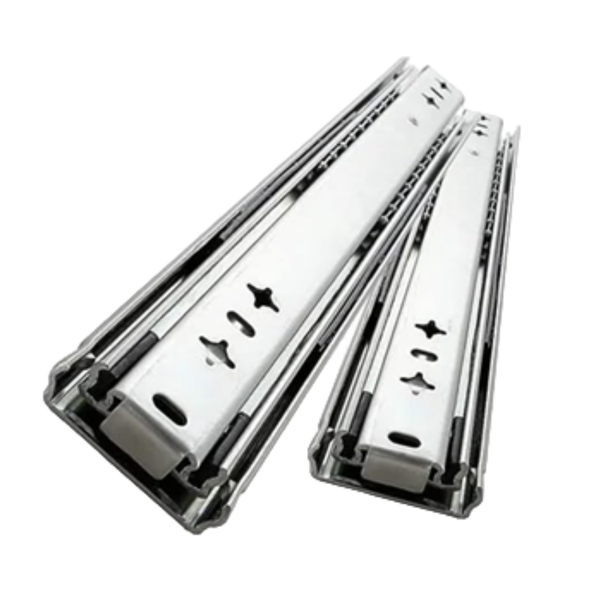 Corrediça Telescópica Para Gaveta - Trilho 35cm 35kg Zincada