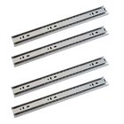 Corrediça Telescópica Para Gavetas H40mm X 50cm Zincada 2 Par