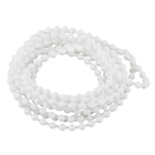 Corrente Bolinha de Polipropileno 1,80m Branca para Acionamento de Persianas