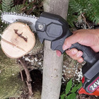 Corrente Com Sabre Mini Motoserra Kit Placa Guia 4 Polegadas