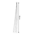 Corrente De Metal Encartelada Preta (84cm) Nutriplan