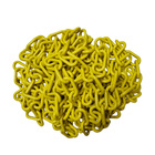 Corrente de Polietileno Elo 3/16" Oval 5mmx10m Amarela Pic Plásticos