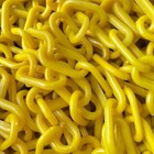 Corrente de Polietileno Elo 3/16" Oval 5mmx10m Amarela Pic Plásticos