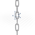 Corrente Elo Longa 8mm até 600kgf Aço 20M