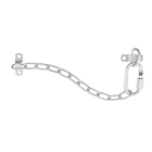 Corrente Limitadora para Janela Basculante Mosquetão com Rosca Aço Branco 1 peça