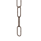 Corrente para Direcionamento de Água Elo 55mm 3m Alumínio Marrom BellaCalha