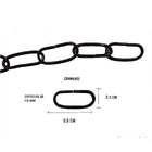 Corrente para Direcionamento de Água Elo 55mm 3m Alumínio Marrom BellaCalha