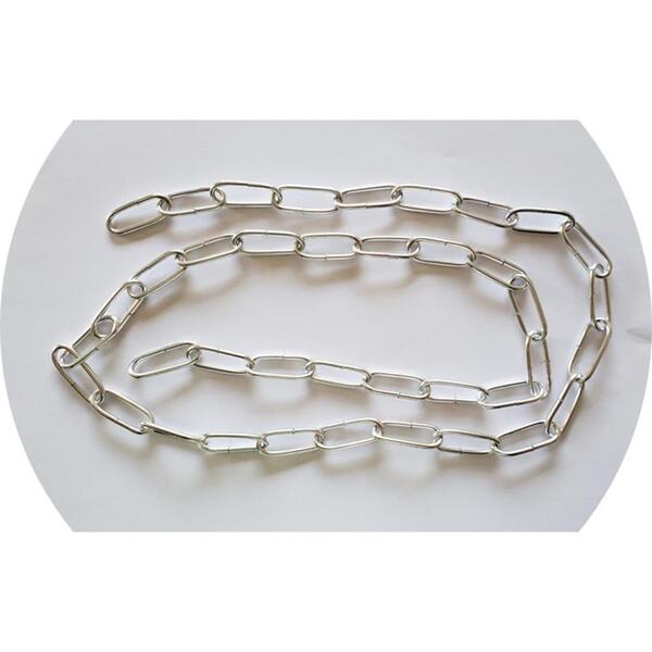 Corrente Para Lustre Em Alumínio Prata 1 Metro