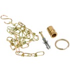 Corrente Para Trinco Aço Latonado 500x2x8mm União Mundial