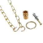 Corrente Para Trinco Aço Latonado 500x2x8mm União Mundial