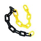 Corrente Plástica Preto/amarelo 8mm X 10 M Metasul
